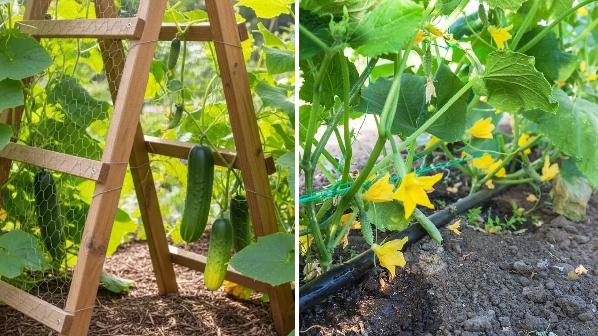 How to Grow Cucumbers on a Trellis: Maximize Space, Yield, and Flavor
