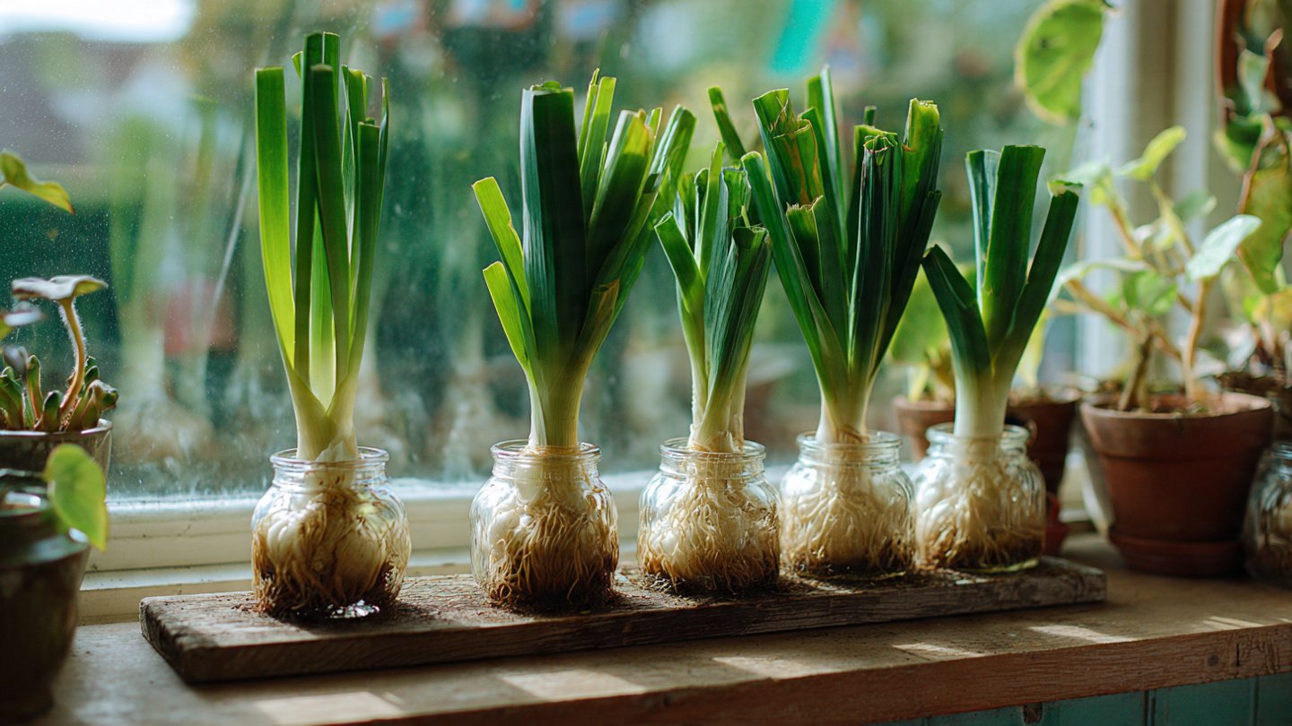 Effective Methods for Cultivating Leeks from Kitchen Scraps at Home