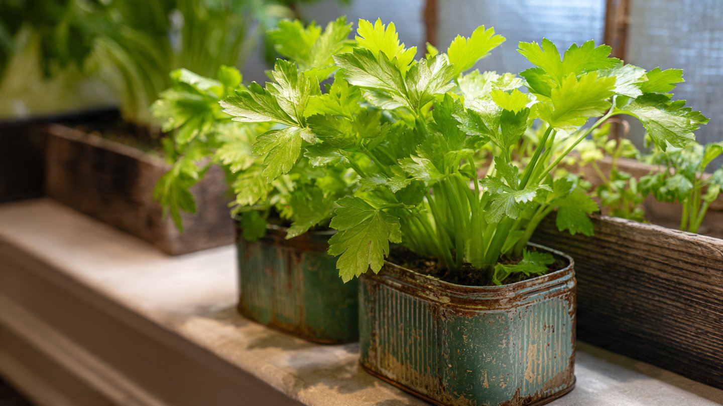 How to Successfully Grow Celery Indoors Utilizing Containers and Creative Techniques