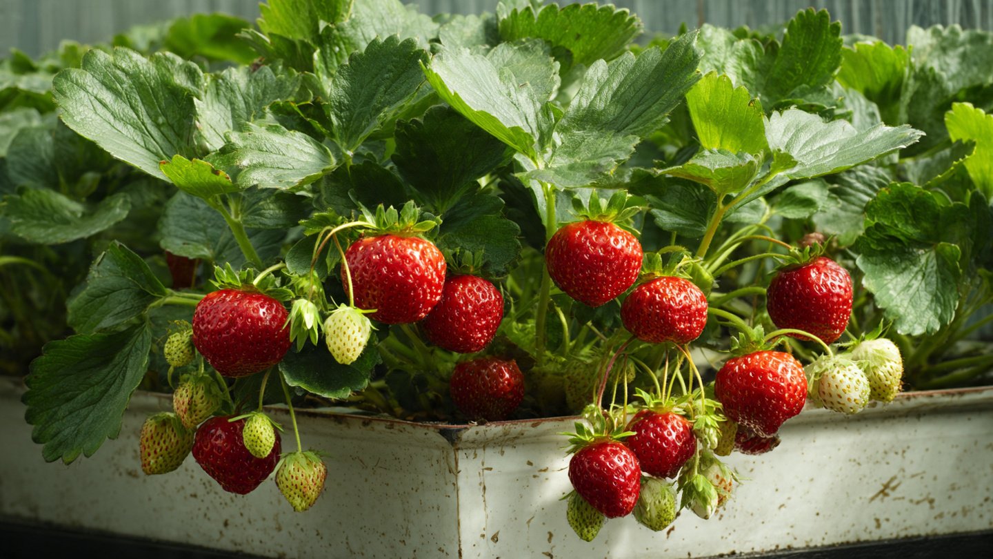How to Successfully Grow Delicious Compact Strawberry Plants in Small Spaces for Year Round Harvesting
