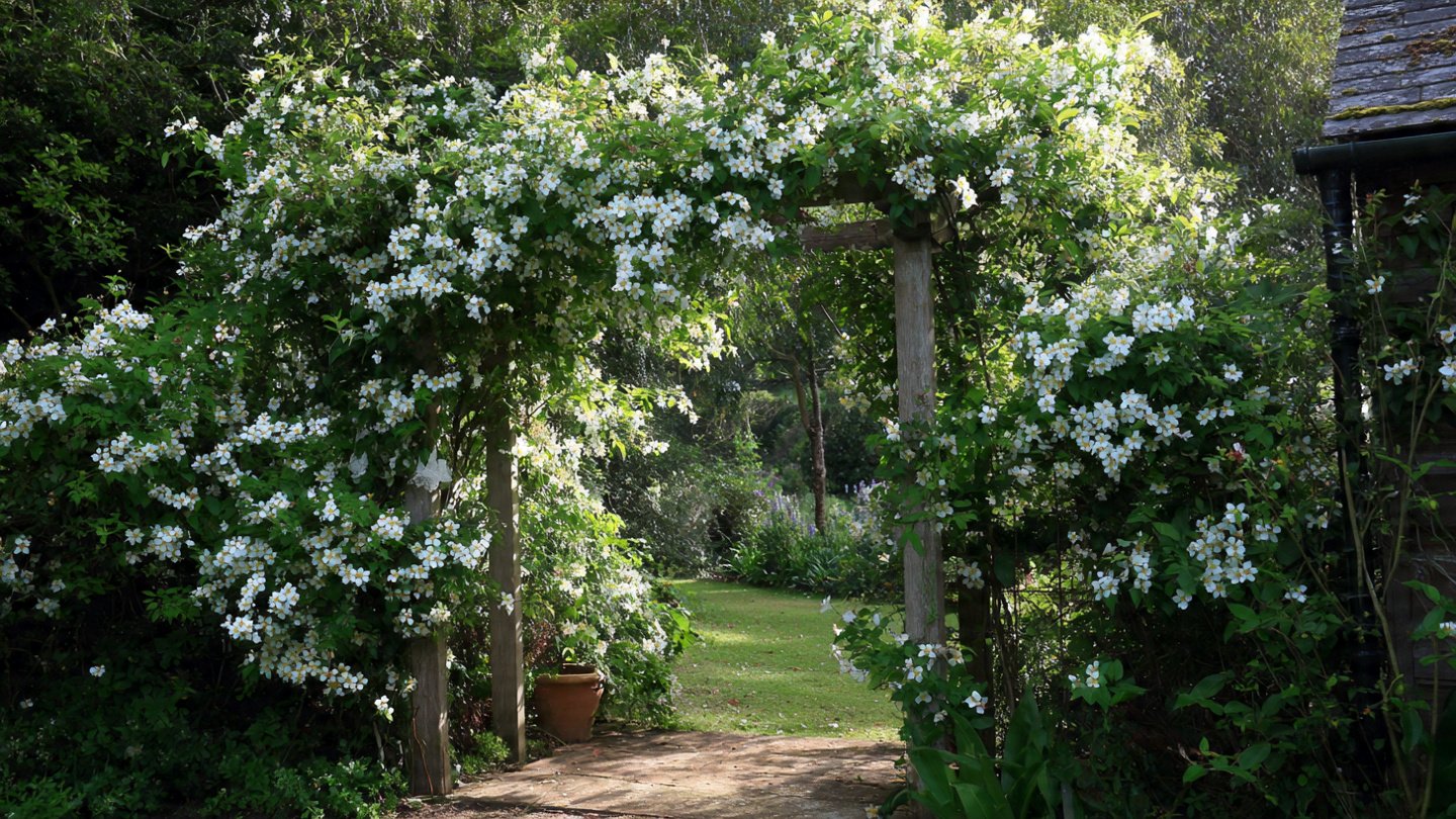 How to Successfully Train Jasmine Climbing Vines Over Garden Arches for Stunning Floral Displays