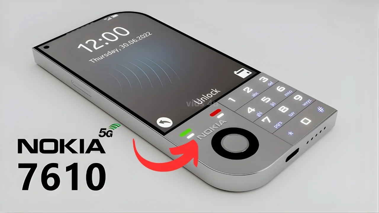 Nokia 7610 – Fabulous design 5G keypad phone with ₹8k