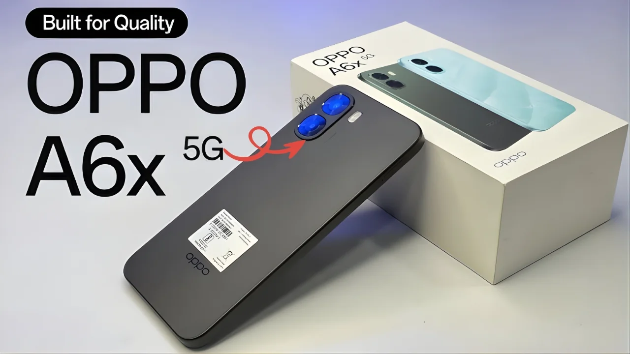 Oppo A6x – 6300 mediatek dimensity processor with 60W fast charging supporting