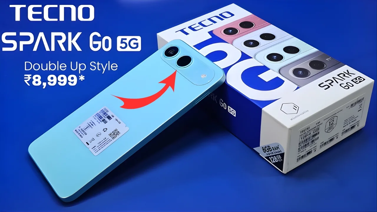 Tecno Spark Go 5G – Ai features smartphone with 128GB storage at ₹8,999 only