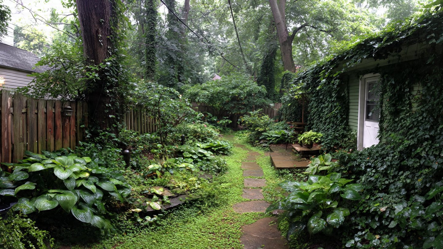 How Can You Transform a Dull Side Yard Into a Hidden Woodland Path?