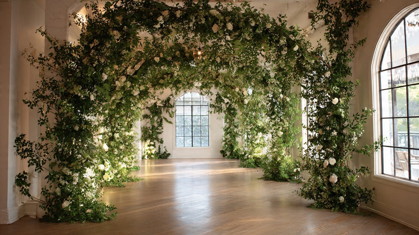 What Are the Best Ways to Style a Large Mirror with Climbing Ivy Vines?