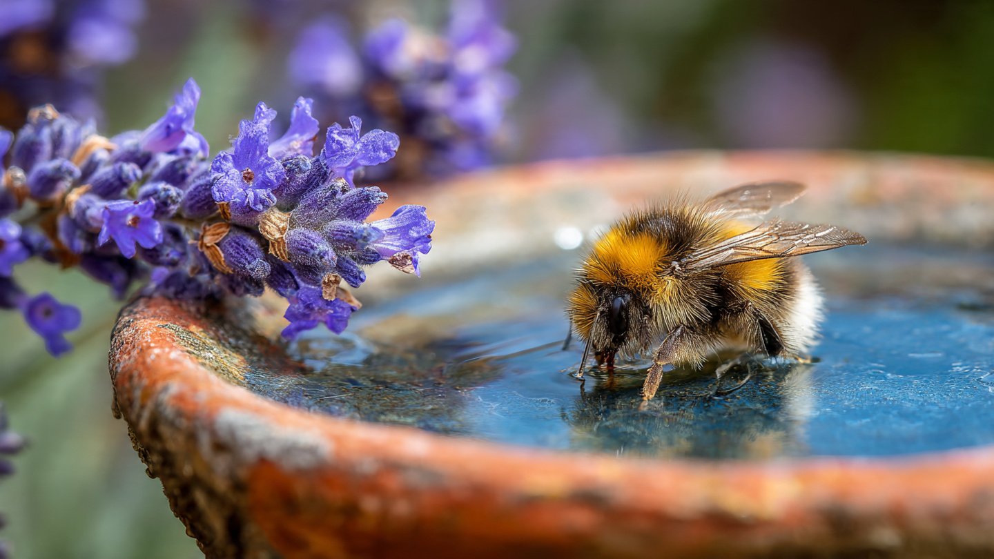 Why Does Your Garden Need a Bee Bath During a Heatwave?