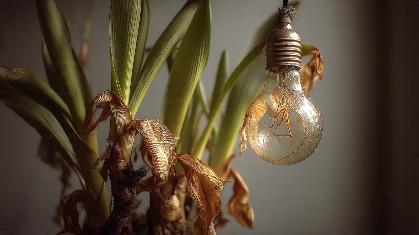 Why Should You Avoid Cutting Off Green Leaves From a Fading Bulb?